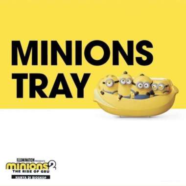 minion tray carrier mcd mcdonalds minions tempat makan minum minions2 Multicolor