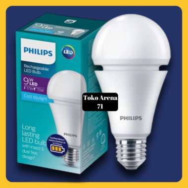 Philips Lampu LED Emergency Rechargeable 9W 9Watt Lampu Emergency Philips 9 W 9 Watt