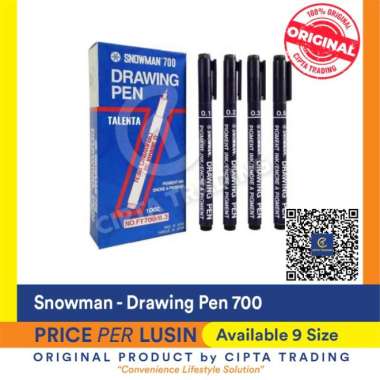 Drawing Pen - Snowman - Snowman 700 Drawing Pen (Per Dozen) Multicolor