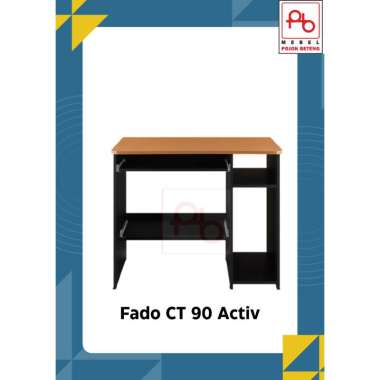 Meja Komputer Activ Fado CT 90 Jogja River Teak-Black