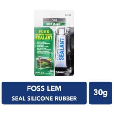 FOSS Sealant 30 gr / Lem Kaca Bening Foss / Lem Aquarium Bening
