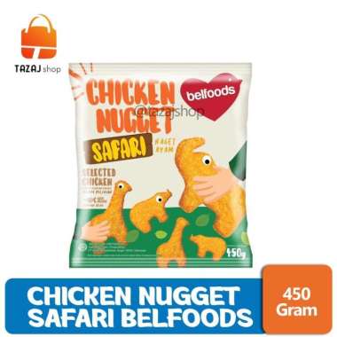 Promo Harga Belfoods Nugget Chicken Nugget Safari 450 gr - Blibli