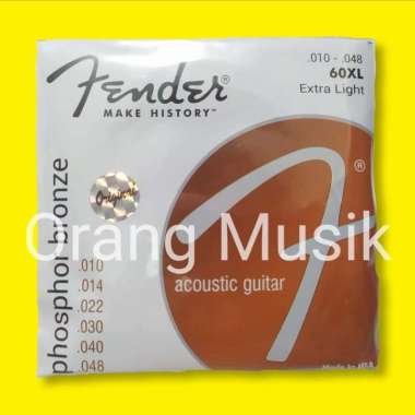 Senar Original Fender Akustik 010 Phosphor Bronze - Senar Gitar Fender