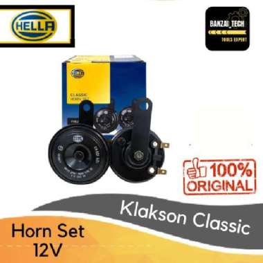 HELLA Klakson Disc Classic Horn 12V - Klakson Mobil Motor