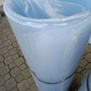 PVC bening lembaran 1.5mm x 100cm x 200cm /Mika kaku sheet clear 1.5mm