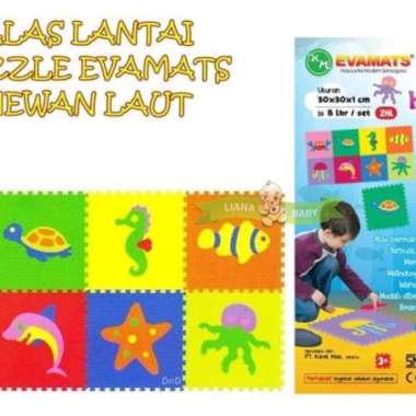 PMAT16 ALAS LANTAI PUZZLE EVAMATS HEWAN LAUT ALAS LANTAI EVAMAT