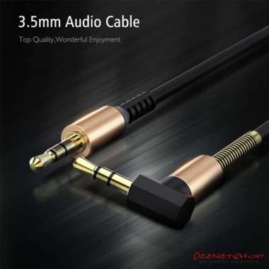 Kabel Audio AUX 3.5mm Spring L Jack 1.5m