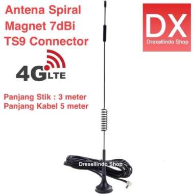 Antena TS9 Spiral Magnet 4G 5M