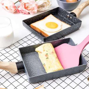 Panci Wajan Penggorengan Telur Gulung dan Omelet Praktis Gray