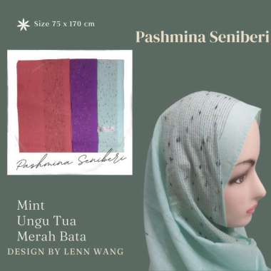 MD Shop Pashmina Seniberi Ungu Tua