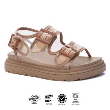 SPV SANDAL VIRAL IMPORT WANITA 2002 38 BROWN