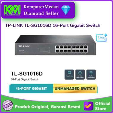 TP-LINK TL-SG1016D 16-Port Gigabit Switch
