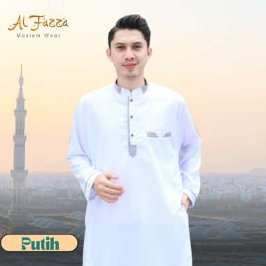 Gamis Pria Jubah Pria Jubah Gamis Pria Model Haramain Jubah Polos Putih XL