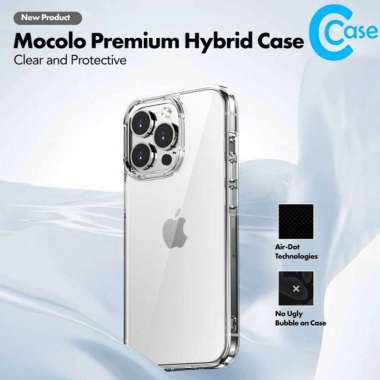 Original Mocolo Clear Case iPhone 15 Pro Max Plus iPhone 15 Pro Matte