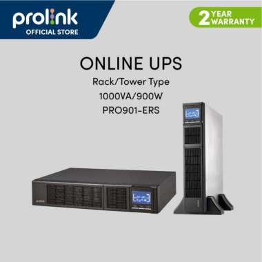 Prolink Professional II+ Online UPS Rack Mount 1KVA-3KVA Pure Sinewave PRO901ERS