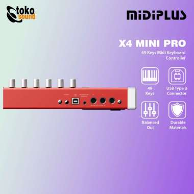 MIDIPLUS X4 MINI PRO - 49 Keys Midi Controller