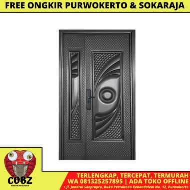 5 CM x 120 CM x 230 CM / FORTRESS GLX 120.01 MOM & SON Pintu Baja Set