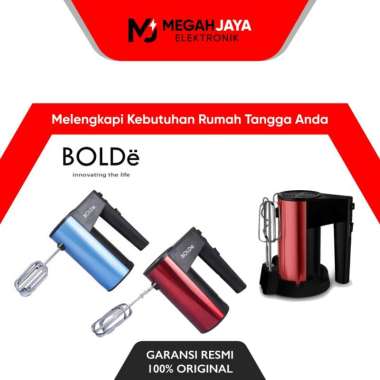 BOLDE MIXER SUPER MIX TURBO (HAND MIXER) GARANSI RESMI Merah