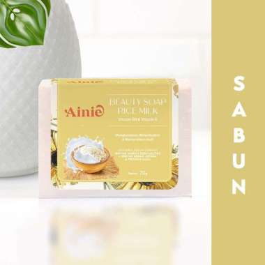 Ainie Extract Soap 70gr - Rice Milk (isi 12pcs)