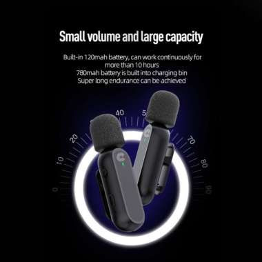 COSTA True Wireless Microphone Clip On Mic For Smartphone (1-TX) Lightening IOS