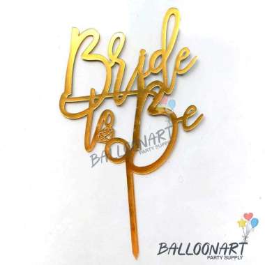 Cake Topper Acrylic Bridal/Anniversary/Tusukan Kue Bridal