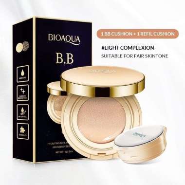 Bioaqua Cushion BB Cream ORI + bio Aqua refil ada BPOM Light Complexion