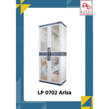 Lemari Pakaian Plastik Arisa CA 0702 Jogja Grey