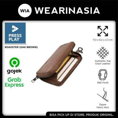 Press Play ROADSTER Zip Wallet - Dompet Kunci STNK Pria