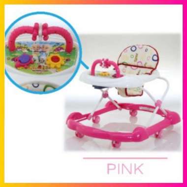 Baby Walker Family Fb -136 Edisi Upin & Ipin Pink