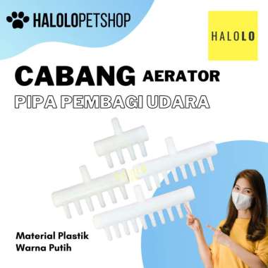Pipa Cabang Aerator Pembagi Output Airpump 10 lubang