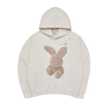 Acme De La Vie ADLV Fuzzy Rabbit Hoodie Cream 2