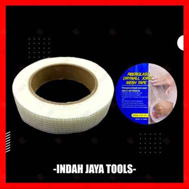 Lakban Lem Gypsum Kain Fiber Tape 1 Inch - Gipsum Kasa Fiberglass