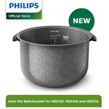 Philips Inner Pot Panci Penganti Rice Cooker 2 Liter Magicom 2L Penanak Nasi Mejikom HD3132 HD3129 H