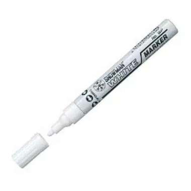 spidol permanent WHITE / GOLD paint marker snowman