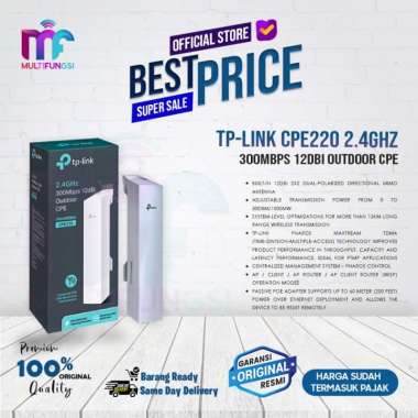 TP-LINK CPE220 2.4GHz 300Mbps 12dBi Outdoor Router CPE Wireless TPLINK