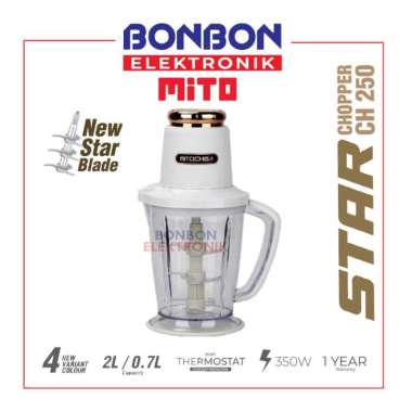 MITOCHIBA Food Chopper CH-250 STAR Series 2L (WHITE) / CH250