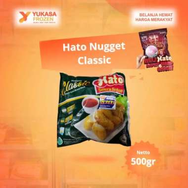 Promo Harga Hato Nugget Classic 500 gr - Blibli