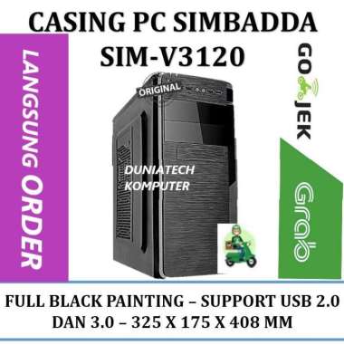 CASING KOMPUTER SIMBADDA SIMV TANPA POWER SUPPLY ( NEW )