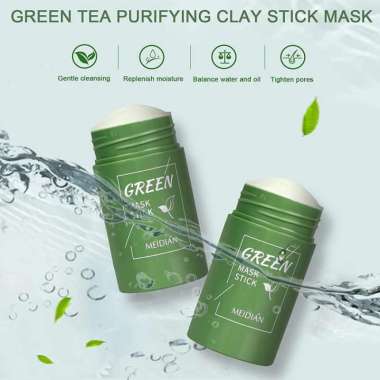 2 Pack Green Tea Purifying Clay Stick Mask, Green Tea Cleansing Mask