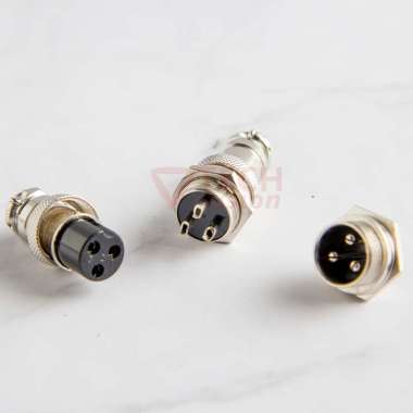 Connector CB 3Pin Konektor Jack 3 Pin Hitam