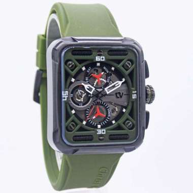 Jam Tangan Pria Christ Verra CV C11118G-36 Green Original & Garansi