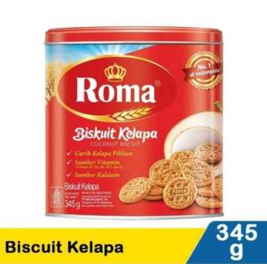 COD // Roma Kelapa Kaleng 345 Gr Satuan dan 1 Dus Isi 6 Kaleng // Roma Biskuit Kelapa Kaleng // Roma