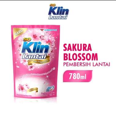 Promo Harga So Klin Pembersih Lantai Sakura Blossom 780 ml - Blibli