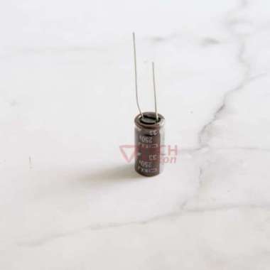 Kapasitor Elco 33uf - 250v 33uf250v 33uf/250v Capacitor Hitam