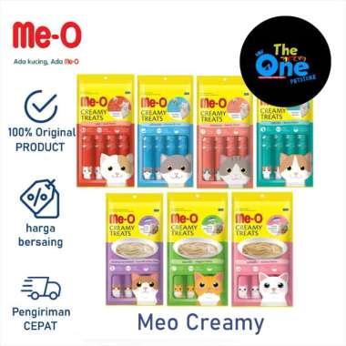 Snack Kucing MEO Creamy Treats Snack Me-O Creamy All Varian Salmon Flavour