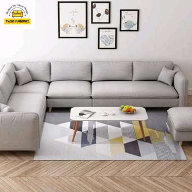 IDEA - furniture sofa ruang tamu kursi minimalis letter L