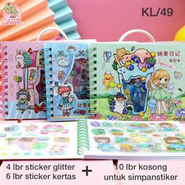 STICKER BINDER BOOK buku album stiker tempel copot lucu binder viral