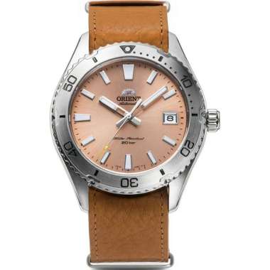 Orient RA-AC0Q05P10B Jam Tangan Pria Automatic Leather Strap Tali Kulit Asli Tahan Air 20 ATM Garans