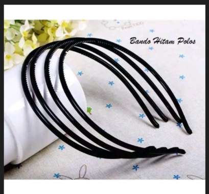 BANDO LIDI POLOS HITAM / BANDO PLASTIK POLOS