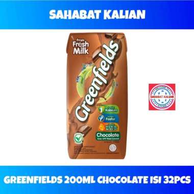 Promo Harga Greenfields UHT Choco Malt 200 ml - Blibli